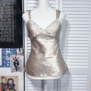 Champagne babydoll top